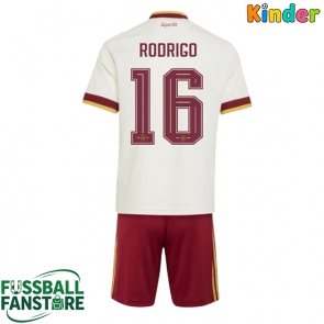 Spanien Rodri Hernandez #16 Replik Auswärtstrikot Kinder WM 2026 Kurzarm (+ Kurze Hosen)